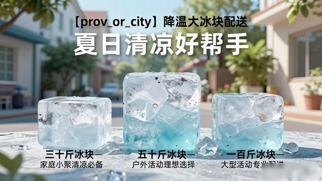 扬州降温大冰块配送 夏日清凉好帮手